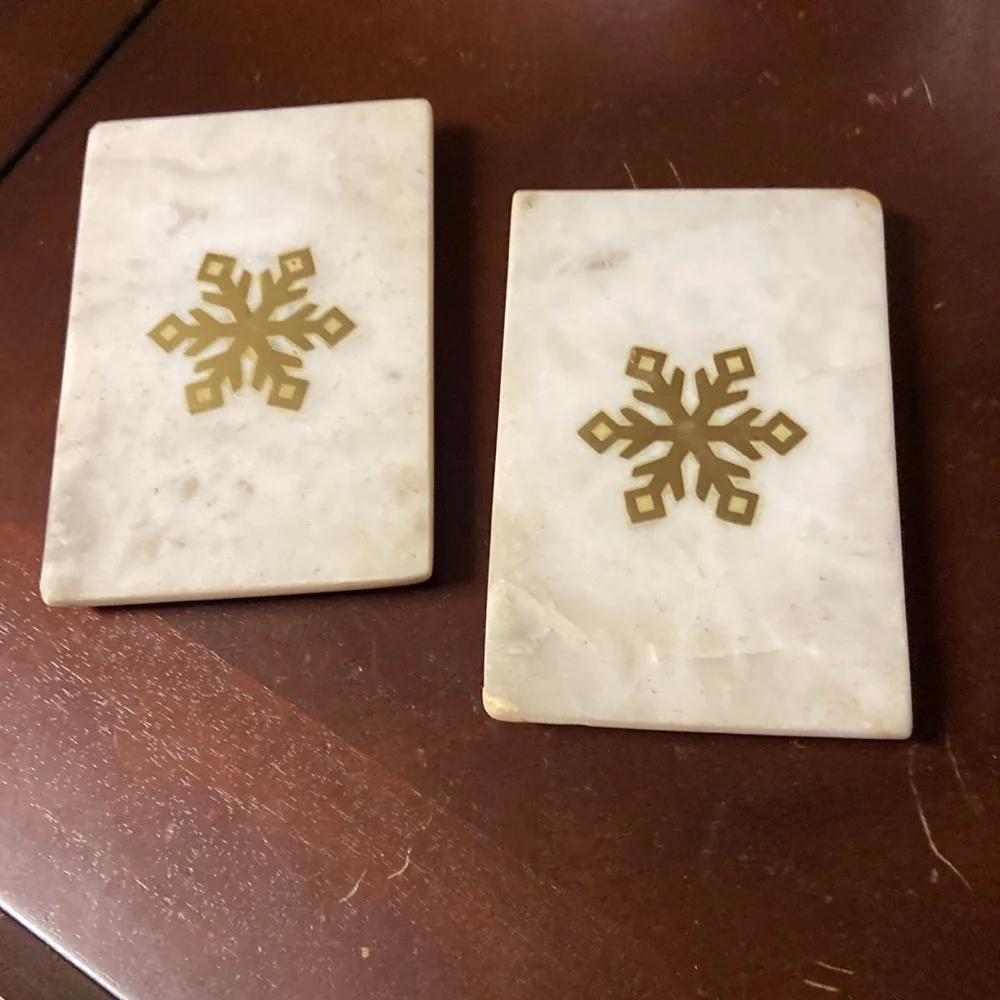 Marble coasters
